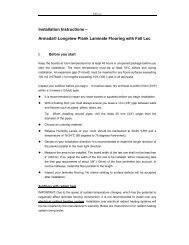 Installation Instructions – Armada® Longview ... - Bolick Distributors