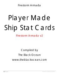 Firestorm Armada Firestorm Armada v2 ... - The Black Ocean