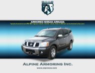 ARMORED NISSAN ARMADA - Alpine Armoring Inc.