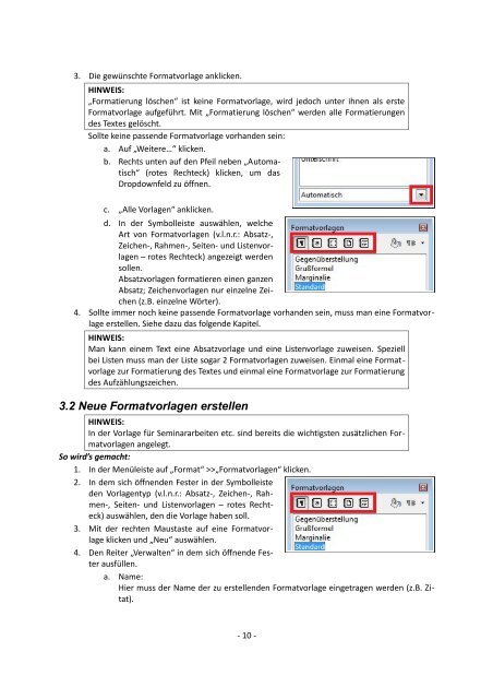 Arbeiten mit LibreOffice Writer 3.6