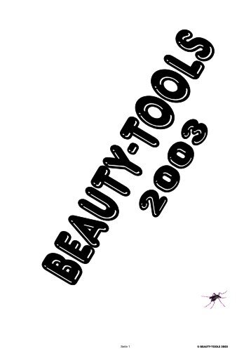 Seite 1 © Beauty-Tools 2003 - Beauty-Tools Boris Kutzer