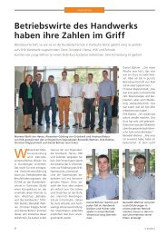 Betriebswirte des Handwerks haben ihre Zahlen im Griff - Heinrich ...