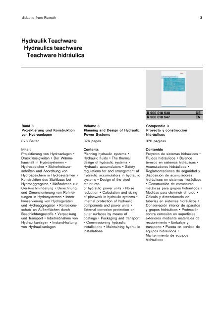 Didactic Teachware 4.0 - Bosch Rexroth