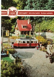 1982 • LGB Gartenbahn Anleitung - Gartenzug