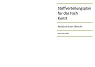 Stoffverteilungsplan für das Fach Kunst - Realschule Essen-Überruhr