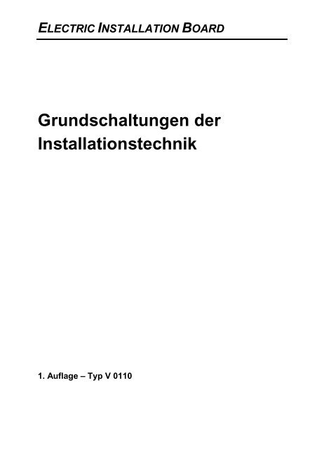 Wechselschaltung Stromlaufplan In Zusammenhängender ...