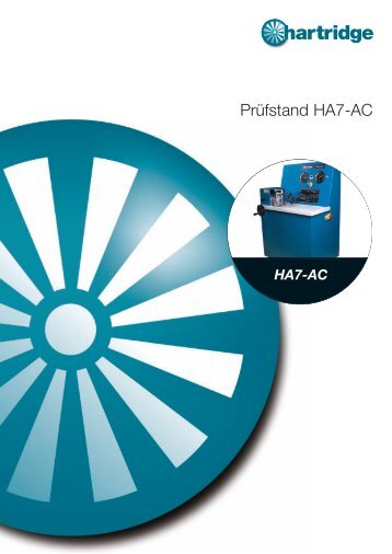 Prüfstand HA7-AC - Hartridge Test Equipment