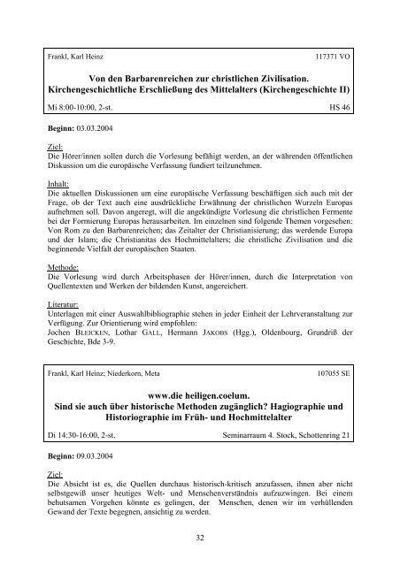 INSTITUT FÜR ALTTESTAMENTLICHE BIBELWISSENSCHAFT (304)