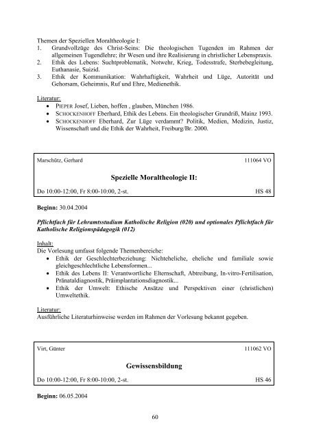 INSTITUT FÜR ALTTESTAMENTLICHE BIBELWISSENSCHAFT (304)