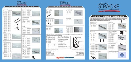 STANDARDPROGRAMM - Heinrich Stracke GmbH