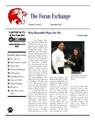 The Foran Exchange - Milford Connecticut Board of Education