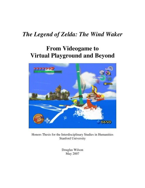 The Legend of Zelda: The Wind Waker From  - Douglas Wilson