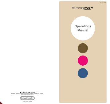 DSi Operations Manual - Nintendo of Australia