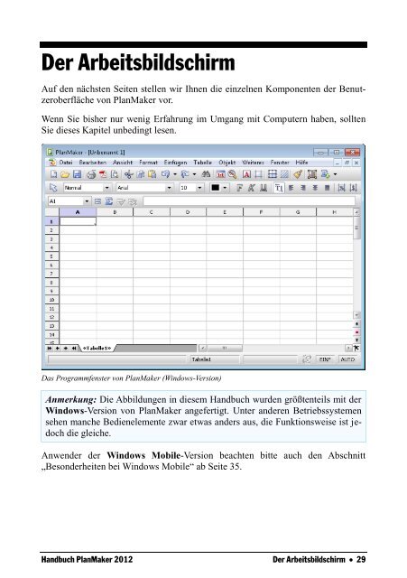 Handbuch PlanMaker 2012 - Waltersoftware