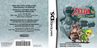 INSTRUCTION BOOKLET / MANUEL D'INSTRUCTIONS - Nintendo