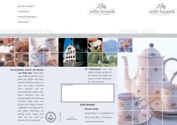 Flyer Petite Rose 171006 - Zeller Keramik