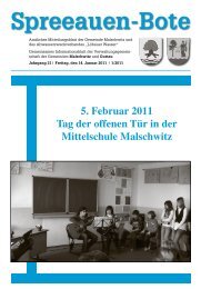 Tag der offenen Tür in der Mittelschule Malschwitz - Gemeinde ...