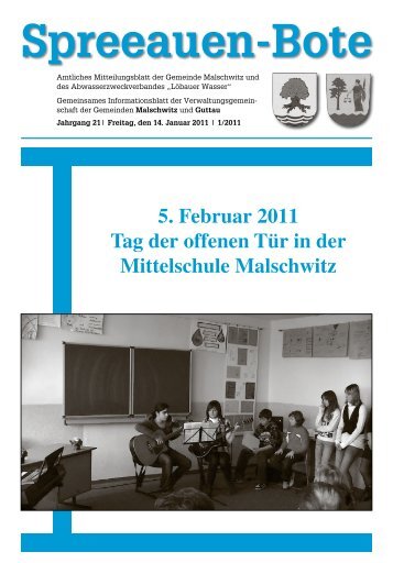 Tag der offenen Tür in der Mittelschule Malschwitz - Gemeinde ...