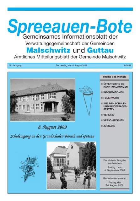 Malschwitz und Guttau - Gemeinde Malschwitz