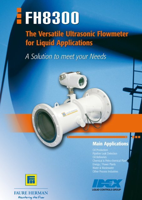 The Versatile Ultrasonic Flowmeter for Liquid ... - Faure Herman