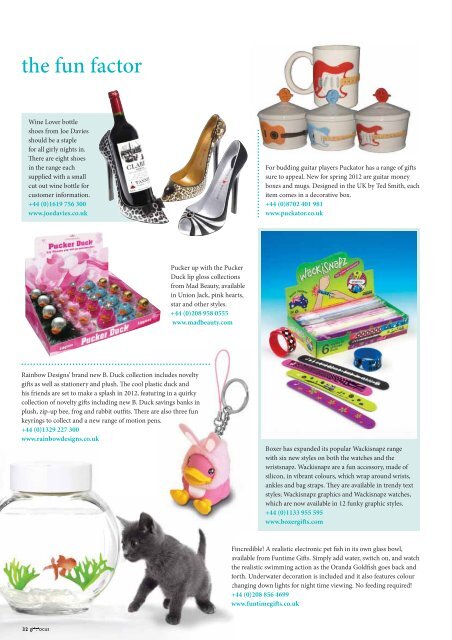 DESTINATION SPRING FAIR - Gift Focus magazine