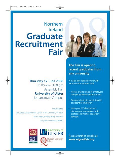 Graduate Recruitment Fair - Queen's University Belfast