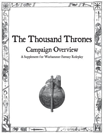 The Thousand Thrones - Liber Fanatica