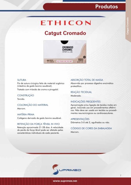 Catálogo de Produtos - Suprimed