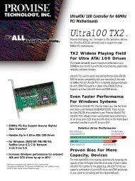 Ultra100 TX2 (English) - Promise Technology, Inc.