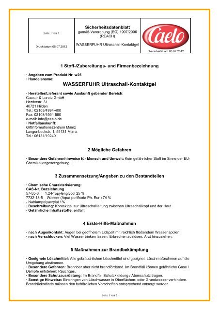 SDB - Caesar & Loretz GmbH