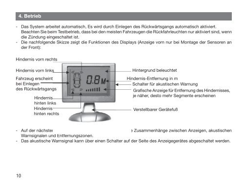 Ultraschall-Einparkhilfe - TecHome.de