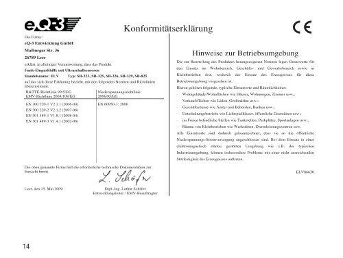 Ultraschall-Einparkhilfe - TecHome.de