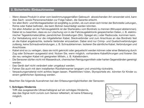 Ultraschall-Einparkhilfe - TecHome.de