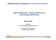 Indoor Positioning – Präzise Verfahren zur ... - IGP - ETH Zürich