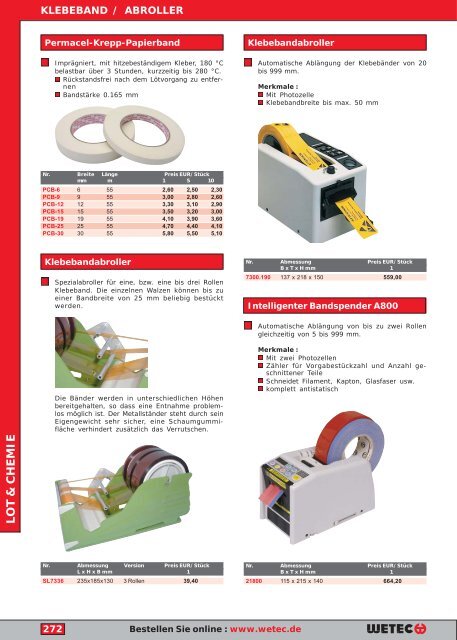 lot & chemie - Wetec