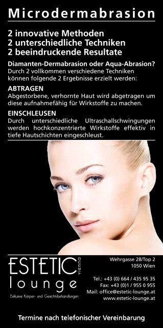 Download Microdermabrasion - estetic-lounge vienna