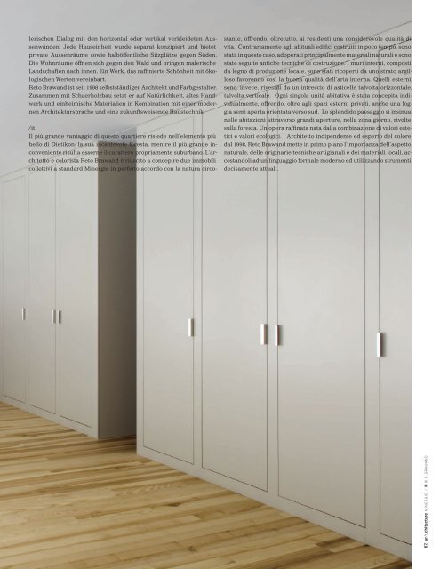 ar/t/chitecture N°5. Magazine about Swiss architecture, interior design, product design DE/FR/IT