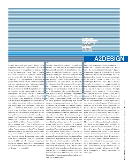 ar/t/chitecture N°5. Magazine about Swiss architecture, interior design, product design DE/FR/IT