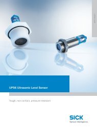 UP56 Ultrasonic Level Sensor - Sick
