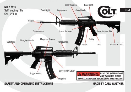 Manual M4 M16 USA.indd - Walther