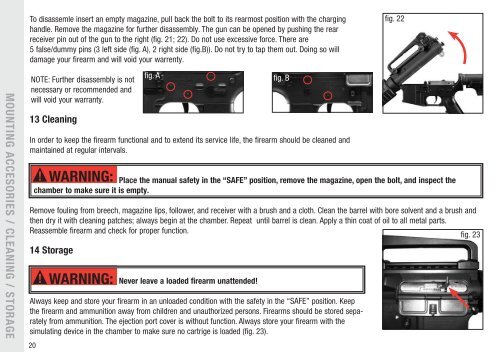 Manual M4 M16 USA.indd - Walther