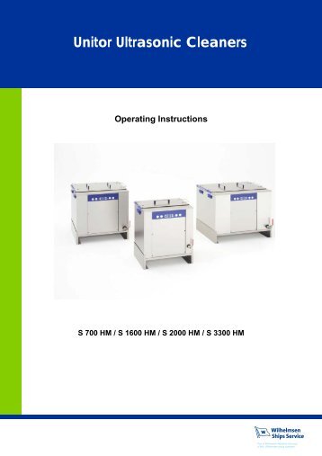 Unitor Ultrasonic Cleaners