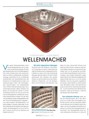 Whirlpool Magazin 01/2007 - Fonteyn Spas - Whirlpool-zu-Hause.de