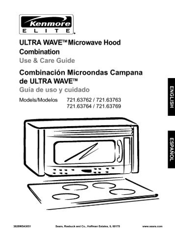 ULTRA WAVE TMMicrowave Hood Combination Use & Care Guide ...