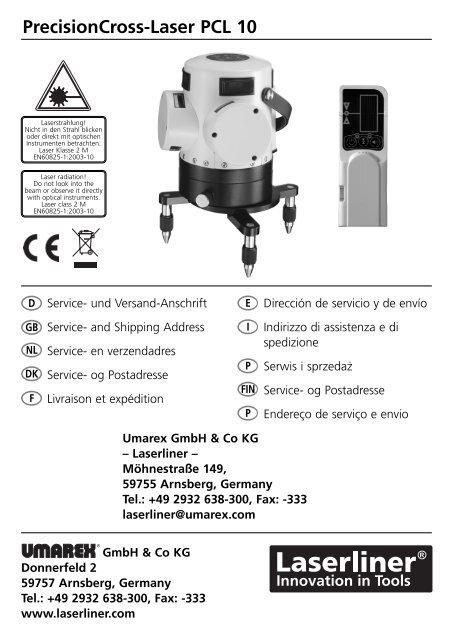 PrecisionCross-Laser PCL 10 - UMAREX GmbH & Co.KG