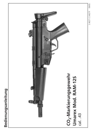 CO -Markierungsgewehr Umarex Mod. RAM-12S cal. .43