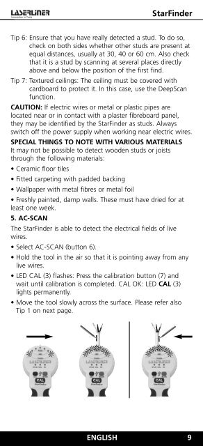 Laserliner StarFinder - UMAREX GmbH & Co.KG