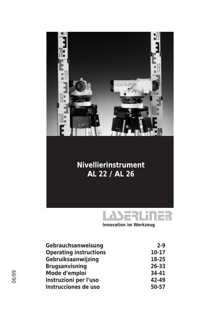 Nivellierinstrument AL 22 / AL 26 - UMAREX GmbH & Co.KG