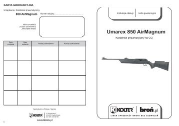 Umarex 850 AirMagnum - Kolter