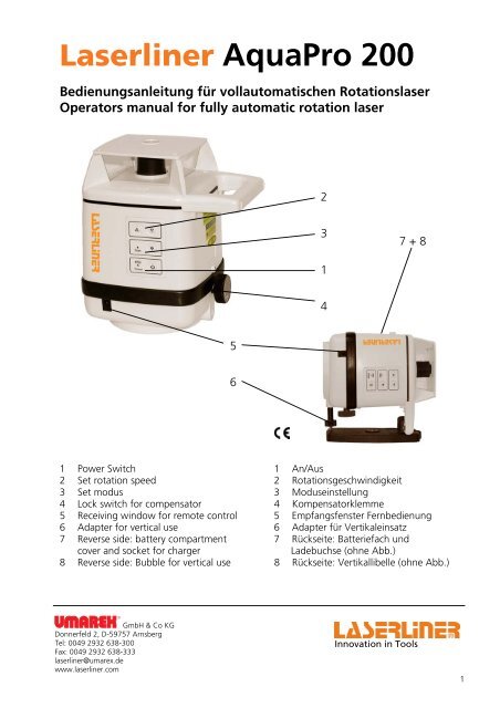 Laserliner AquaPro 200 - UMAREX GmbH & Co.KG